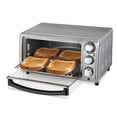 thumbnail image 2 of Hamilton Beach Stainless Steel Toaster Oven, 1,200 cu in Capacity, Bake, Broil & Toast, 2 of 9