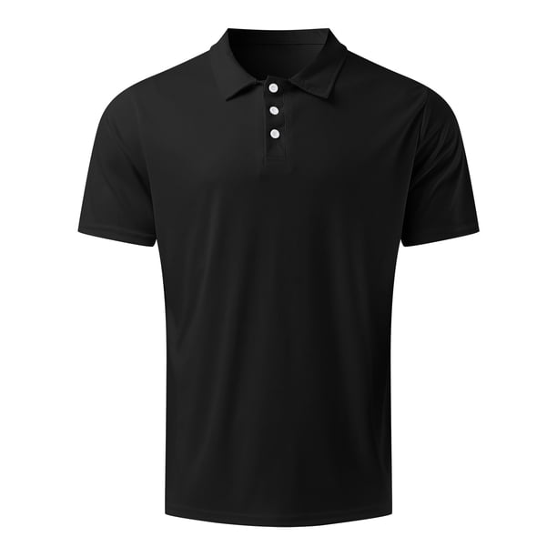 BOBOGOJP Men's Casual Polo Shirts Short Sleeve Casual Outdoor Golf
