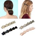 thumbnail image 2 of 2PCS Hair Clip Decorative Rhinestone Pearl Hairpin Hair Barrette for Women Girls, 2 of 10