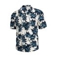 thumbnail image 4 of Pompotops Chemise à Manches Courtes à Col à Revers à Imprimé Hawaïen pour Homme en Solde, 4 of 7
