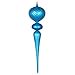 thumbnail image 3 of Vickerman MT195412 25 in. Turquoise Matte Glitter Finial Ornament, 3 of 3