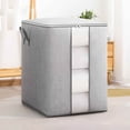 thumbnail image 4 of zanvin Bedding Clothes Storage Bins , Folding Wardrobe Storage Box Sweater Pants Organizing Box Drawer Style Bedroom Storage Box, 4 of 4