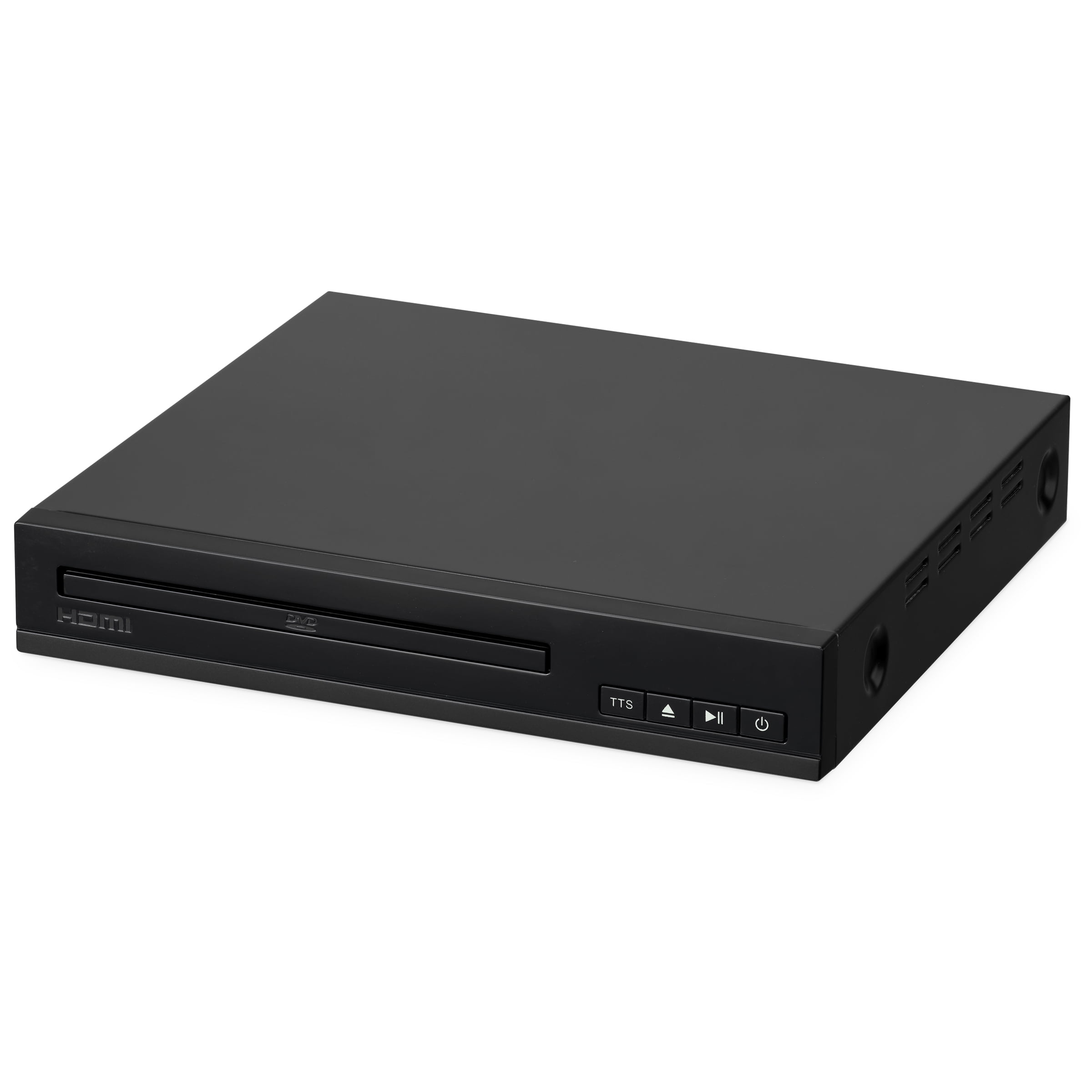 Onn HDMI DVD Player with Widescreen/TV Aspect Ratio, Parental Controls, Text-to-speech Technology, Remote Control, and Multiple Outputs, Black