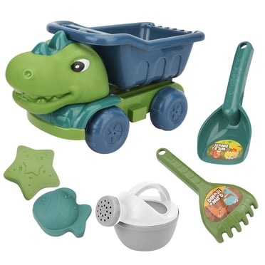 Rbaofujie Jouets de Plage pour Tout-Petits - Jouets de Sable pour Enfants Incluant Camion de Plage Train, Seau de Plage, Pelle, Truelle, Passoire, Râteau, Jouets de Château de Sable - Jouets de Bac à Sable avec Boîte-Cadeau