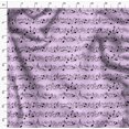 thumbnail image 4 of Soimoi Purple Cotton Duck Fabric Notes Musical Instrument Print Sewing Fabric Yard 42 Inch Wide, 4 of 5