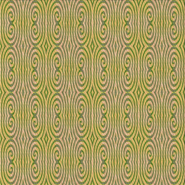 Ahgly Tapis d'Intérieur Lavable en Machine Carré Transitionnel Brun Doré Jaune, 6 Pieds Carré