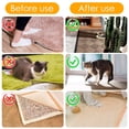 thumbnail image 4 of 12Pcs Non Slip Rug Gripper Anti-slip Carpet Gripper Reusable and Washable Rug Pad Gripper Strong Sticky (Black/White), 4 of 10