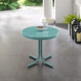 thumbnail image 4 of Afuera Living Table d'Appoint de Patio Contemporain en Métal, Bleu Pastel, 4 of 6