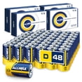 thumbnail image 1 of Allmax Piles Alcalines D Puissance Maximale (48 Unités) – Ultra Longue Durée, Conception Étanche, Durée de Conservation de 7 Ans, Performance Maximale (1,5 V), 1 of 6