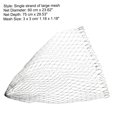 thumbnail image 2 of Unique Bargains 23.6' PE Filet de Pêche Pliable de Remplacement 1.18' Mesh Gris, 2 of 6