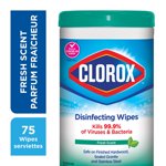Clorox® Disinfecting Wipes, Fresh Scent, 75 Count