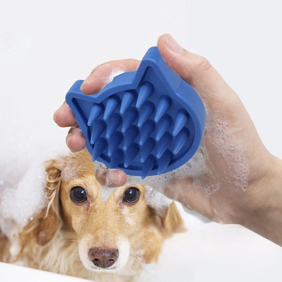 Pet Bath Brush for Cats and Dogs Massage Cleaning and Deshedding Tool