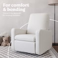 thumbnail image 4 of Graco Teddi Power Recliner Swivel Glider, Ivory Basketweave, 4 of 18