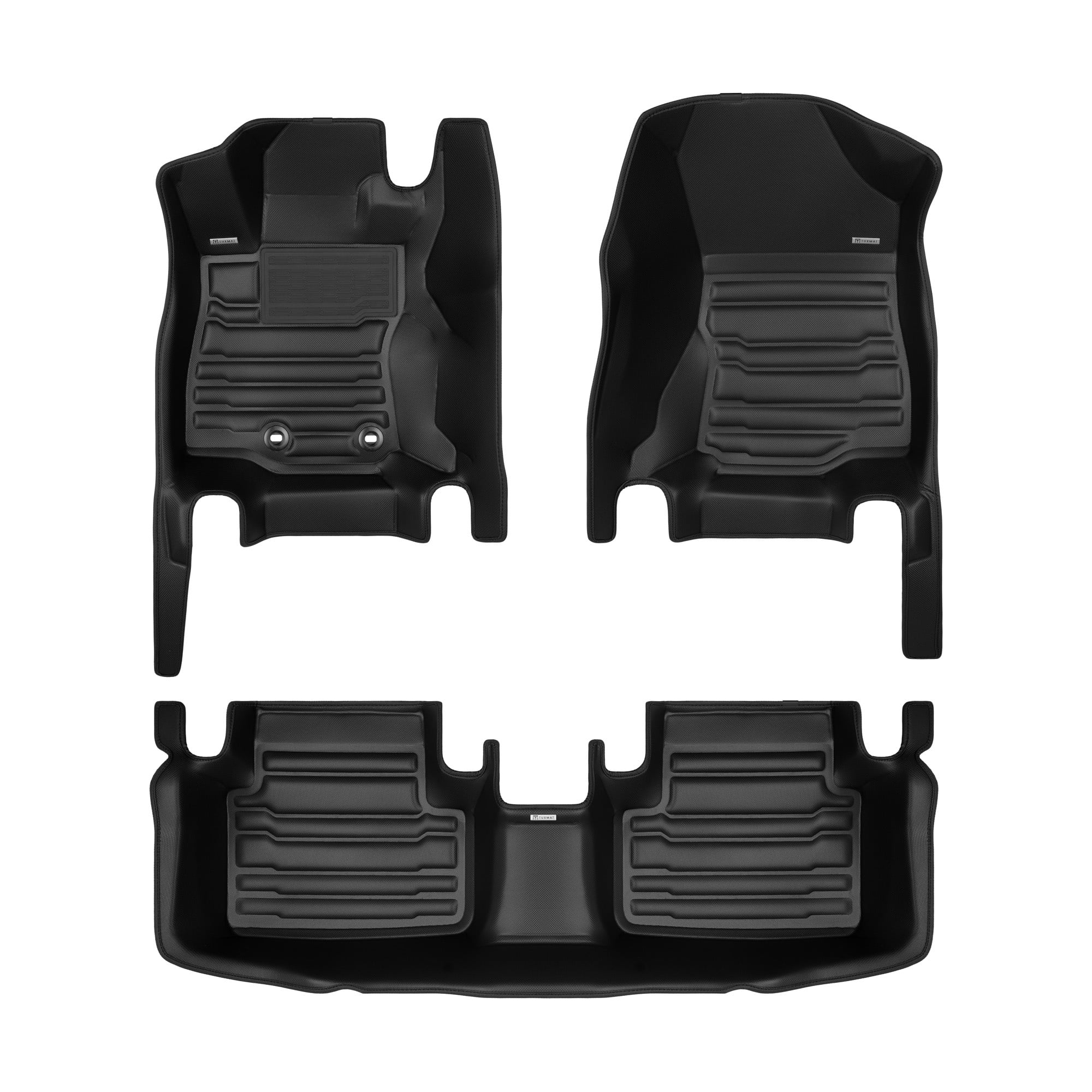 TuxMat - For Subaru Forester 2025-2026 Models - Custom Car Mats - Maximum Coverage, All Weather, Laser Measured - This Full Set Includes 1st and 2nd Rows