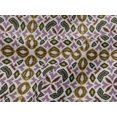 thumbnail image 3 of oneOone Viscose Jersey Fabric Floral Flame Stitch Decor Fabric Printed BTY 60 Inch Wide, 3 of 4
