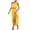 Yellow, variant on Drindf Dresses for Women 2025 Casual 2 Piece Solid Maxi Dress Summer One Shoulder Crop Top High Waisted Maxi Dress Trendy Split Skirt Set Boho Dress