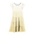 thumbnail image 4 of RXIRUCGD 2025 Vêtements d'Été pour Enfants Mode Filles Nouvelle Robe d'Été à Manches Courtes Poches à Volants Col Rond Imprimé, 4 of 4
