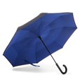 thumbnail image 1 of totes InBrella Reverse Close Umbrella, Royal/Black, 1 of 7