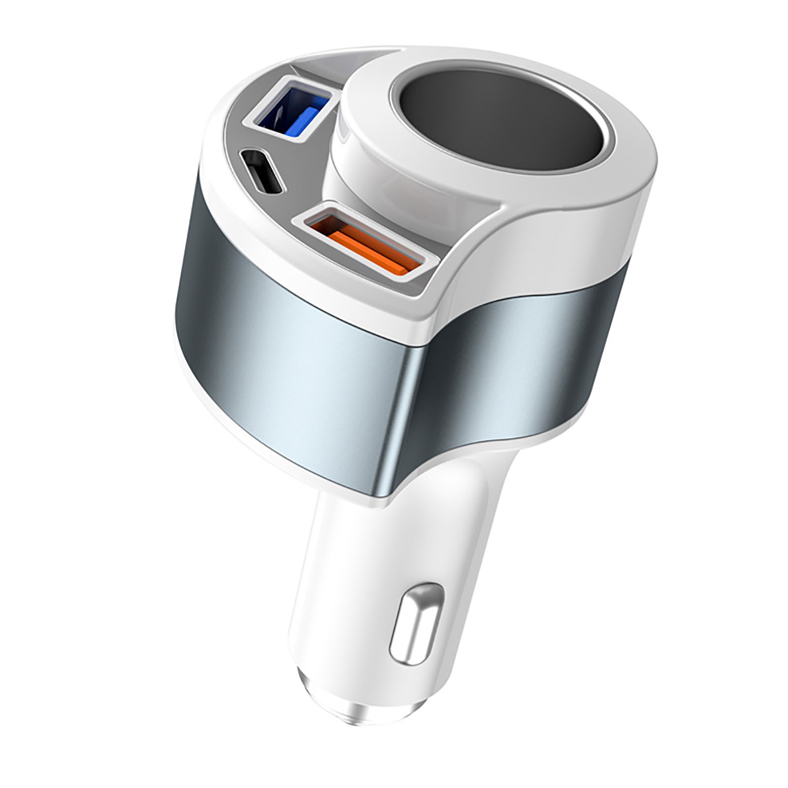 4 - in - 1 Car Charger Adapter with Fast Charging and Multiple Protection
