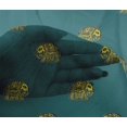 thumbnail image 4 of oneOone Viscose Chiffon Fabric Elephant Block Printed Fabric 1 Yard 42 Inch Wide, 4 of 4
