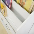 thumbnail image 4 of SoBuy KMB39-W, Children Kids Bookcase Book Shelf with 3 Shelves 2 Drawers, Storage Display Rack Organizer Holder Toy Storage, 4 of 6