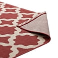 thumbnail image 3 of Modway Cerelia Moroccan Trellis 8 x 10 Foot Indoor & Outdoor Rug, Red/Beige, 3 of 9