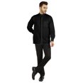 thumbnail image 2 of Bestman Solid Button-Down Shirt For Mens Chinese Collar Front Placket Formal Shirts, 2 of 7