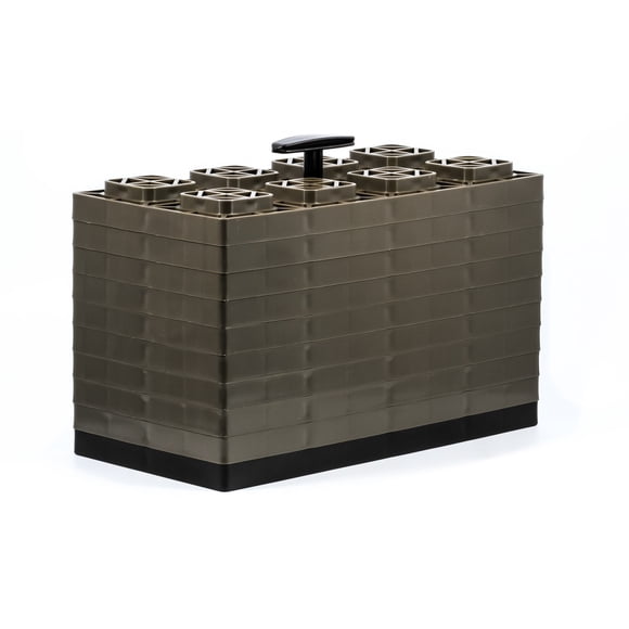 Camco FasTen 4x2 Durable RV Camper Leveling Stabilizer Blocks for Dual Tires