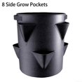 thumbnail image 1 of Strawberry Planters Outdoor Garden Planting Pots With 6 Side Grow Pockets, 1 of 5