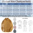 thumbnail image 3 of PMUYBHF Chemise Habillée Noire pour Hommes Coupe Régulière Automne Hiver Décontractée Col à Revers Manches Longues Vacances Extérieur, 3 of 5