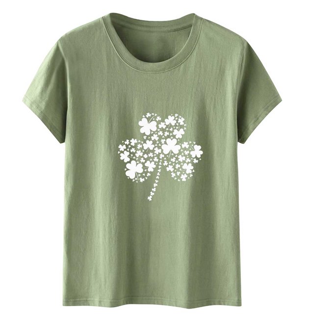 Blouses à Manches Courtes pour Femmes, Mode Décontractée, T-Shirt à Manches Courtes Imprimé, Blouse d'Été pour Femmes
