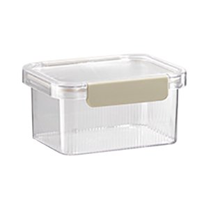 Bigersell Food Organizer Containers Sale Stackable Airtight Storage Containers for Pantry Rectangular Shape Food Grade Plastic Food Storage Containers with Lids Plastic Food Containers