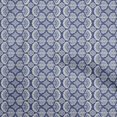 thumbnail image 1 of oneOone Cotton Poplin Royal Blue Fabric Asian Block Craft Projects Decor Fabric Printed by The Yard 56 Inch Wide, 1 of 4