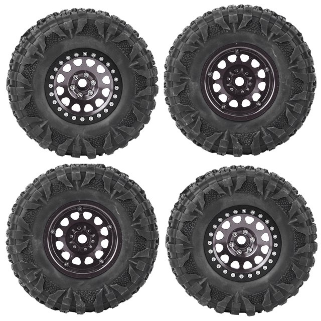 RC Tire, RC Wheel 1.8in Width Aluminum Alloy For 1/10 RC Crawler Color