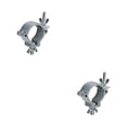 thumbnail image 1 of tamizeot Versatile Lighting Hook Mount for Club Exhibition Event Alloy Wrap Around Clamp Silver Master 2Set, 1 of 6