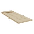thumbnail image 3 of vidaXL Highback Chair Cushions 6 pcs Beige Oxford Fabric, 3 of 5