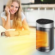 Vggrvlo Space Heater 1500W/750W Safe and Quiet Heater Fan With Thermostat 11.5ft/s Portable Electric Heaters for Office Desk