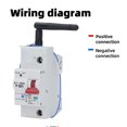 thumbnail image 3 of Smart  Circuit Breaker 1P High Breaking Capacity DC10V-100V Voice Speaker Mobile Remote Control Rail Installation, 3 of 7