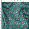 thumbnail image 4 of Soimoi Poly Georgette Tissu Feuilles & Tissu Imprimé Artistique Floral 1 Yard 42 Inch Wide, 4 of 5