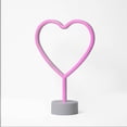 thumbnail image 2 of Merkury Innovations 12 inch Heart LED Neon Light, Pink LEDs 1-pack, 2 of 5