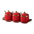 thumbnail image 1 of maskred Organisateur de Cuisine Simplifiez la Routine de Cuisson avec Rangement Ordonné Conteneurs de Stockage Étanches Rouge Chinois, 1 of 6