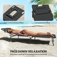 thumbnail image 4 of Outsunny Chaise de jardin pliable avec trou de lecture, 4 of 10