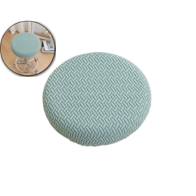 Dvruxg Padded Stool Covers - Stool Covers Round Bar Stool Covers Slip Seat Cover with Elastic Bands Sturdy(Mint Green)