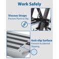 thumbnail image 4 of EastVita 9-15ft Telescoping Plank, Aluminum Work Plank, Aluminum Extension Plank 440lbs Capacity, Aluminum Scaffolding Plank with Skid-Proof Platform Scaffold Ladder Accessory, 4 of 8