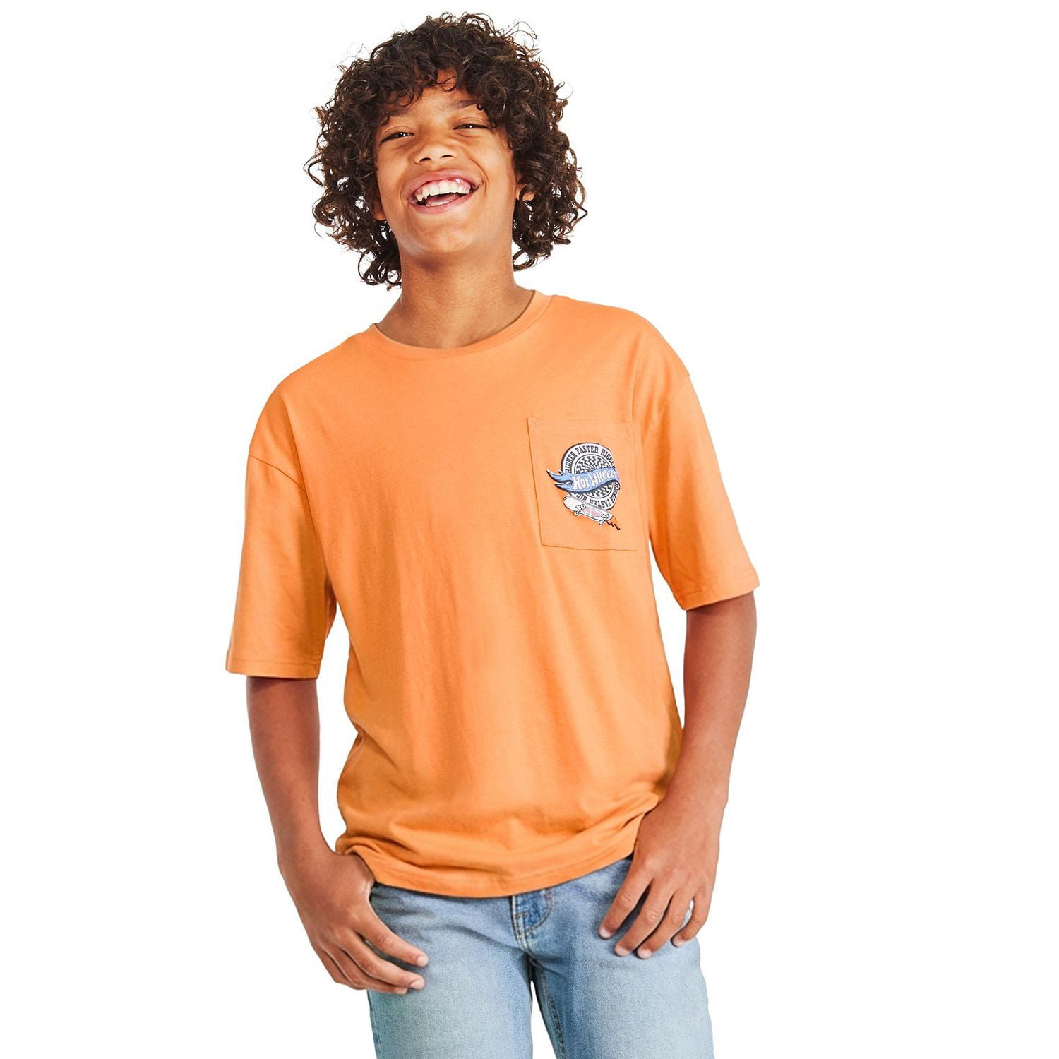 T-shirt à imprimé graphique Hot Wheels pour garçons