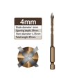 thumbnail image 2 of XZNGL Cross Four Blade Drill Bit Ceramic Tile Hexagonal Handle Brick Wall Cement Ceramic Perforated Drill, 2 of 9
