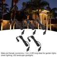 thumbnail image 4 of Deck Light Extension Cable, LED Deck Light Extension Cord Safe 5pcs Male And Female Connectors Plug And Play Lightweight  For Outdoor, 4 of 8