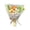 511_Yellow, variant on Modern Home Decor, Knitted Wool Flower Bouquet: A with Fresh Floral Charm