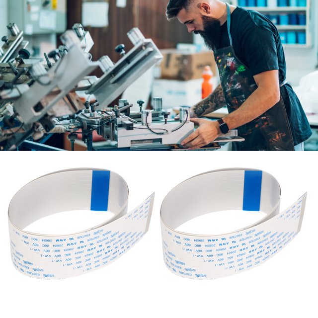 Printer Flexible Fast Transmission High Softness Ribbon Cable 2Pcs XP600