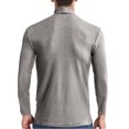 thumbnail image 1 of CEHVOM Men Ribbed Slim Fit Knitted Pullover Turtleneck Sweater Base Shirt, 1 of 3